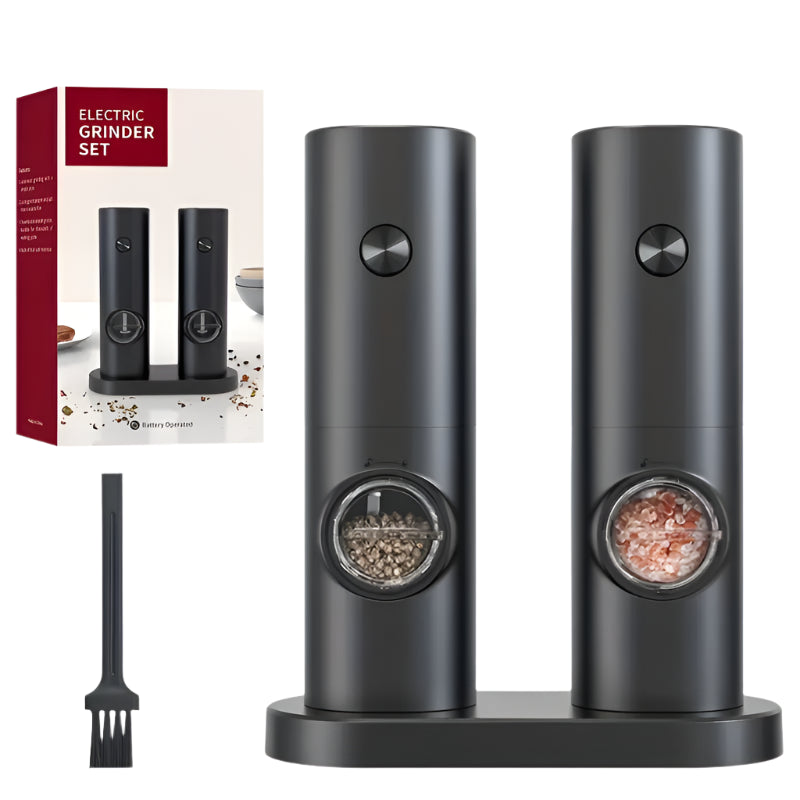 2pcs Electric Pepper Grinder or Salt Mill Set - Little Tokyo SA
