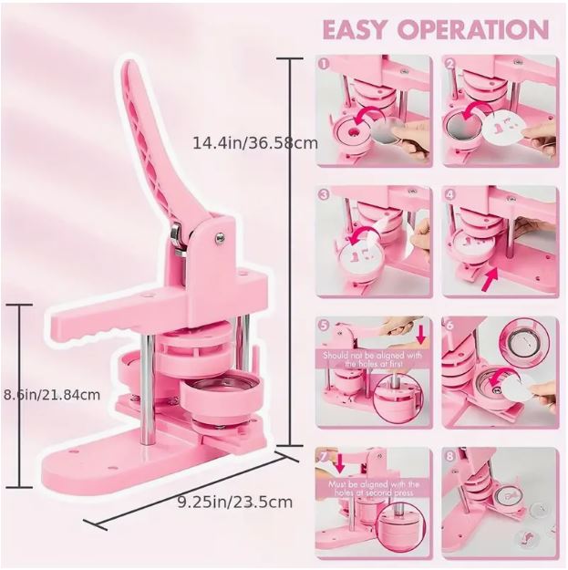 Pin Badge Maker "Creative Charms" Diy Pin Badge Maker Kit