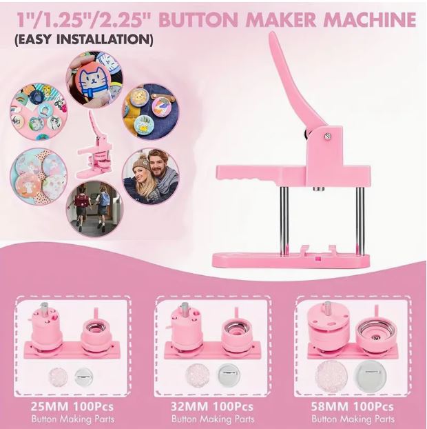 Pin Badge Maker "Creative Charms" Diy Pin Badge Maker Kit