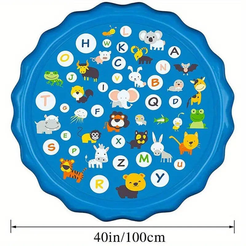 Creative A To Z Letter Print Splash Pad For Babies And Toddlers - Little Tokyo SA