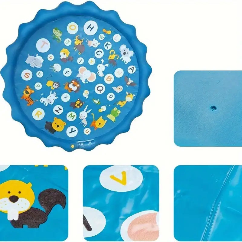 Creative A To Z Letter Print Splash Pad For Babies And Toddlers - Little Tokyo SA