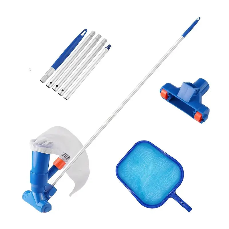 1 Set Blue Plastic Swimming Pool Anti-Slip Cleaning Kit - Little Tokyo SA