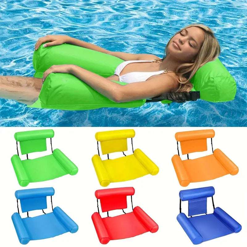 1pc Inflatable Pool Float Chair for Adults