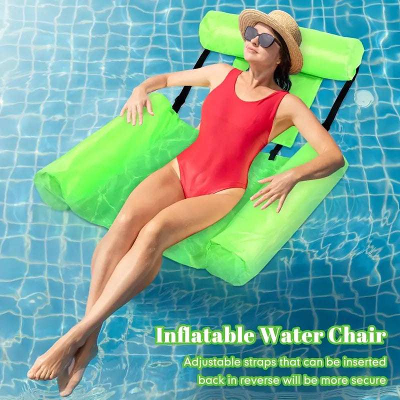 1pc Inflatable Pool Float Chair for Adults