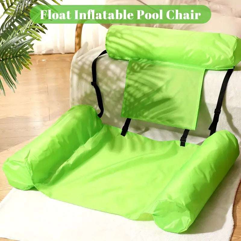 1pc Inflatable Pool Float Chair for Adults