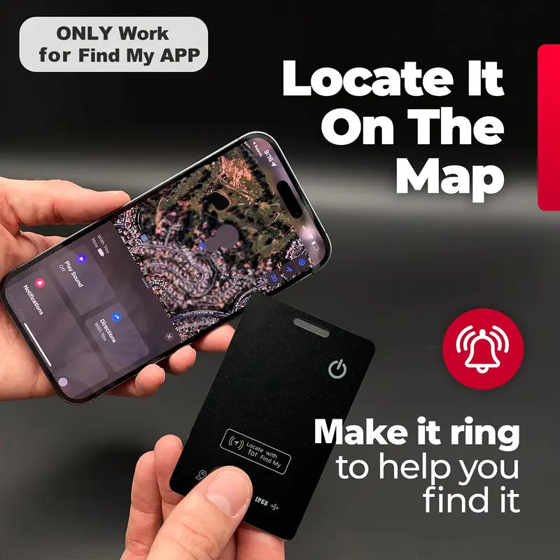 2Pack Ultra-Thin Wallet GPS Tracker Card - Little Tokyo SA