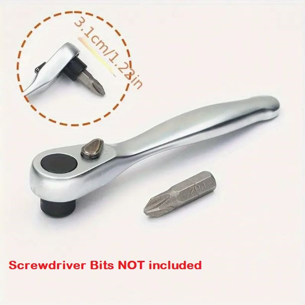 Temu Rachet Compact Multi-Tool Ratchet Wrench - Carbon Steel, Dual-Direction