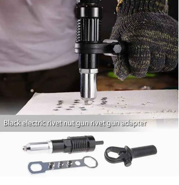 1 Set Riveting Tool Attachment for Electric Drill - Little Tokyo SA