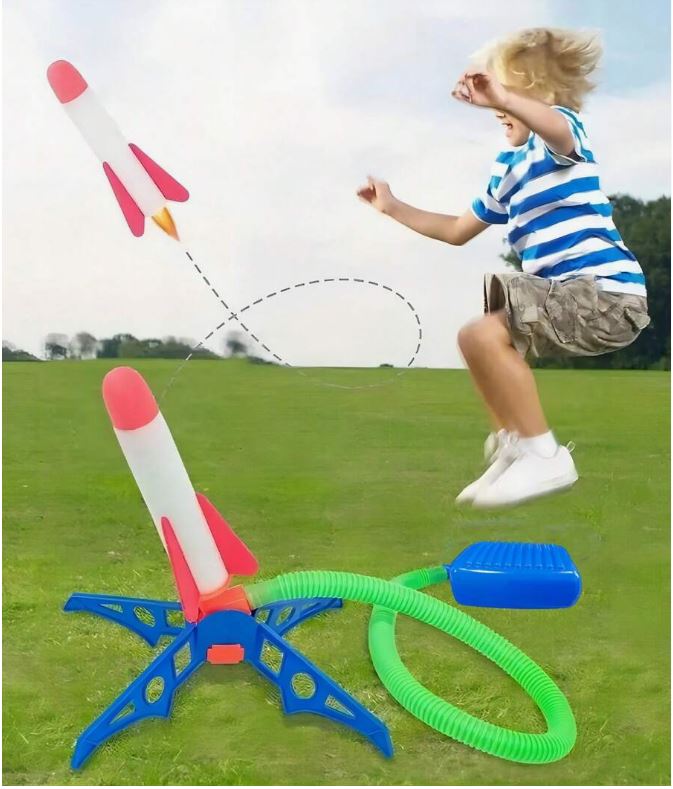 Pedal Rocket Launch Toy - Little Tokyo SA
