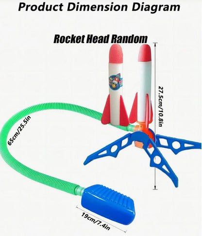 Pedal Rocket Launch Toy - Little Tokyo SA