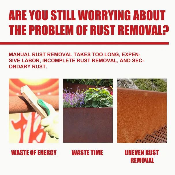 Rustproof Paint Easy-Apply Metallic Paint - Water-Based, Rust-Proofing & Iron Rust Remover for Maintenance