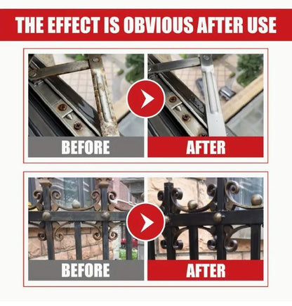 Rustproof Paint Easy-Apply Metallic Paint - Water-Based, Rust-Proofing & Iron Rust Remover for Maintenance