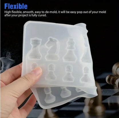 Silicon Resin Mold Creative Chess Pieces Resin Mold