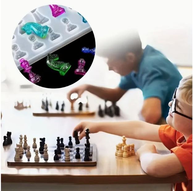Silicon Resin Mold Creative Chess Pieces Resin Mold
