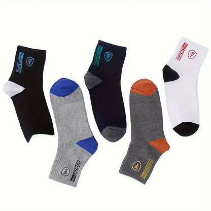 6 Pairs Mens Soft Cotton Blend Athletic Socks - Little Tokyo SA