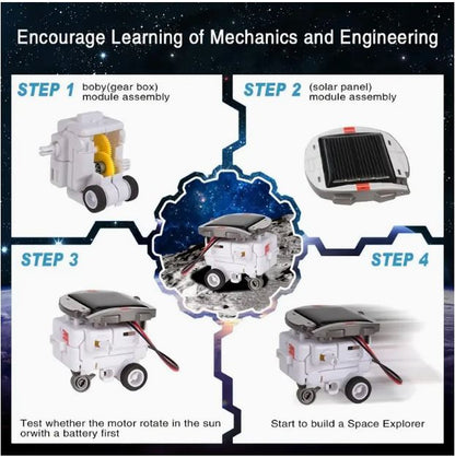 6-in-1 STEM Solar Robot Kit for Kids - Little Tokyo SA