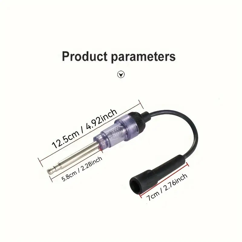 1pc Spark Plug Tester, Engine Ignition Diagnosis Tool, Durable Plastic Body, Easy to Use, Accurate for Car Maintenance - Little Tokyo SA
