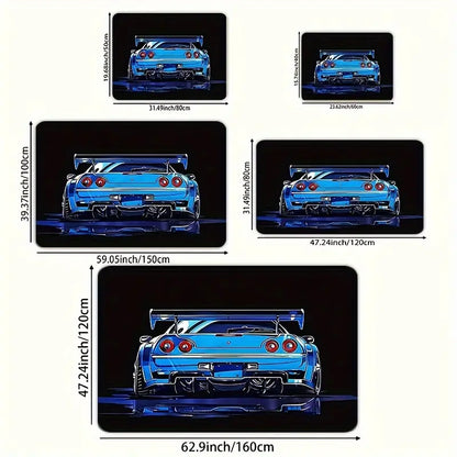 Racing-Inspired Car Sponge Area Rug - Little Tokyo SA