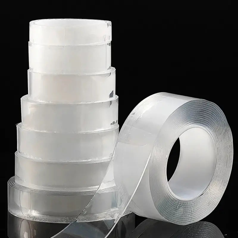 Sticky Tape 1pc 1Meter Transparent Nano Double-Sided Tape Adhesive