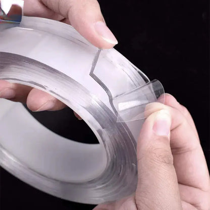 Sticky Tape 1pc 1Meter Transparent Nano Double-Sided Tape Adhesive