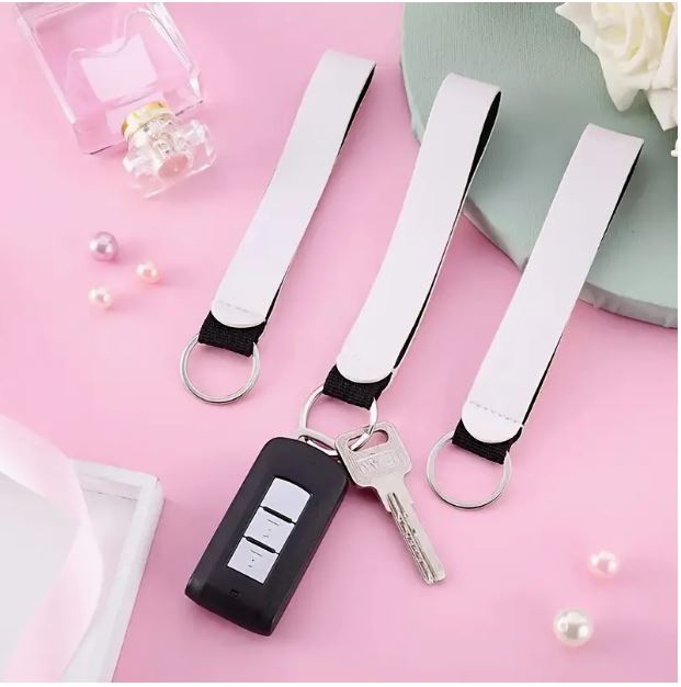 Sublimation Blanks 20pcs Polyester Wristlet Keychain Sublimation Blanks