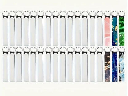 Sublimation Blanks 20pcs Polyester Wristlet Keychain Sublimation Blanks
