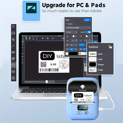 M110 Thermal Portable Wireless Label Maker and Printer - Little Tokyo SA