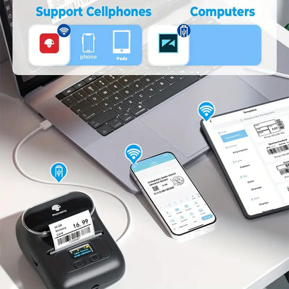 M110 Thermal Portable Wireless Label Maker and Printer - Little Tokyo SA