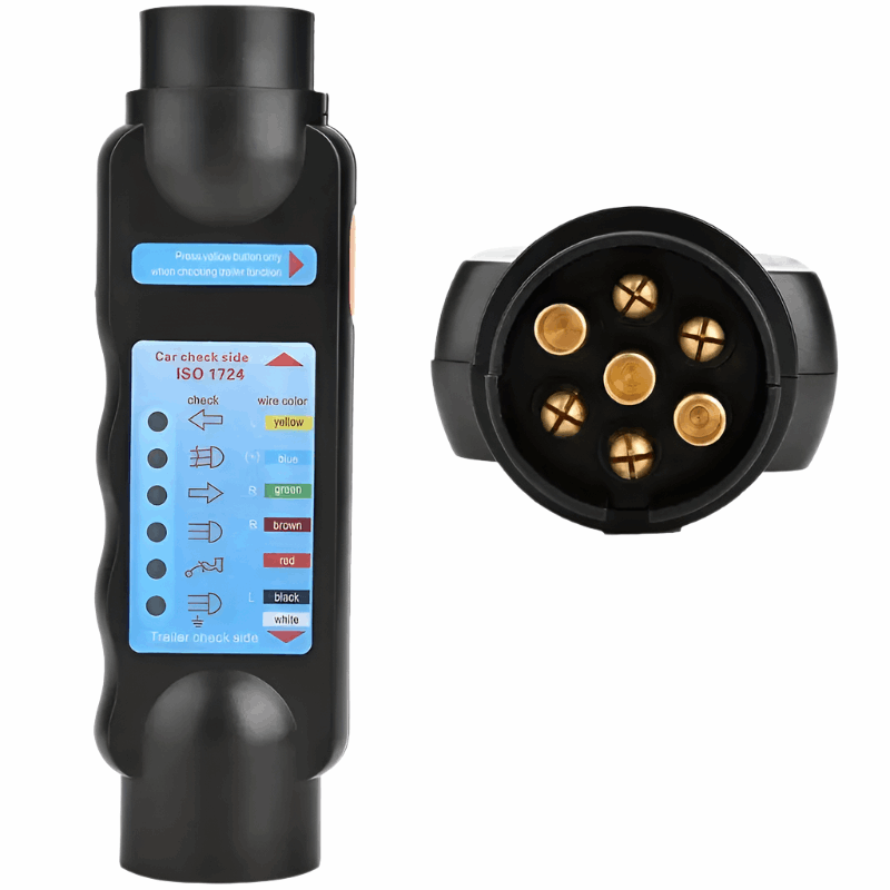12V 7-Pin Trailer Tester Plug