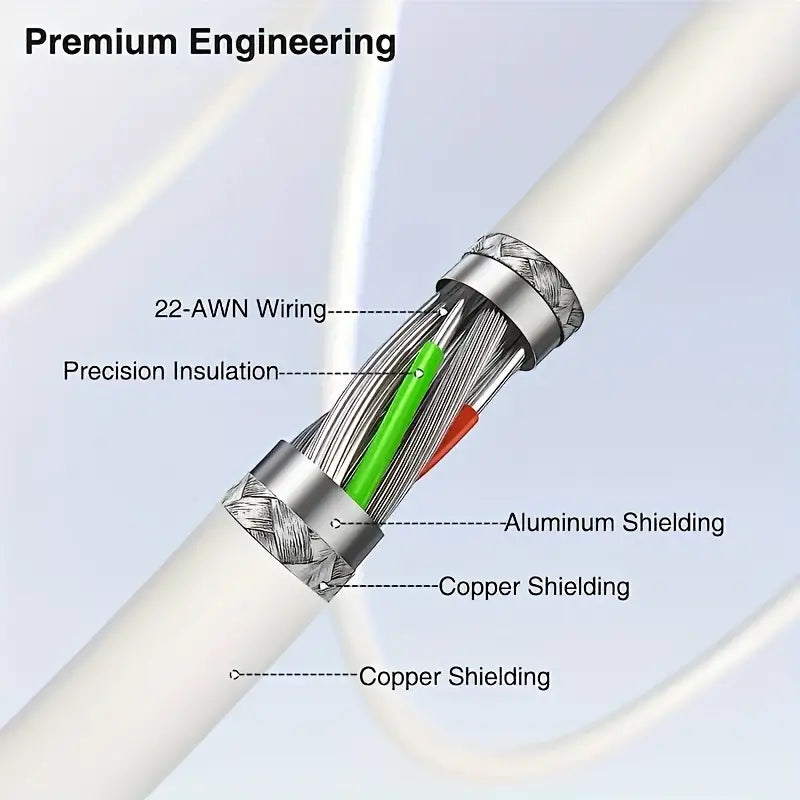 10M Type C Extension Cable, Fast Charging Cable - Little Tokyo SA