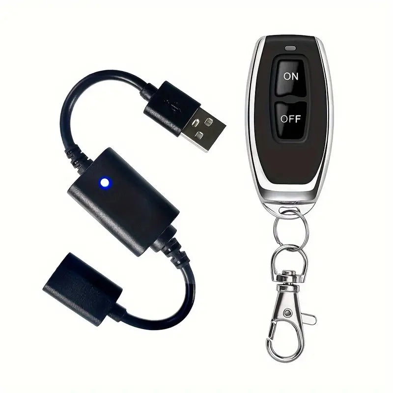 Usb Rheostat 1pc Wireless RF Remote Control Switch, USB Powered for LED Light Strip