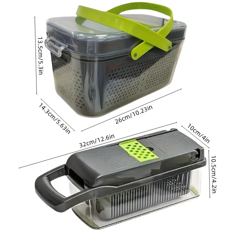 16Pc Combination Kitchen Vegetable Processing Kit - Little Tokyo SA