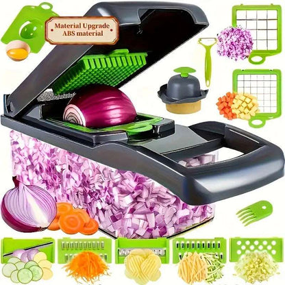 16Pc Combination Kitchen Vegetable Processing Kit