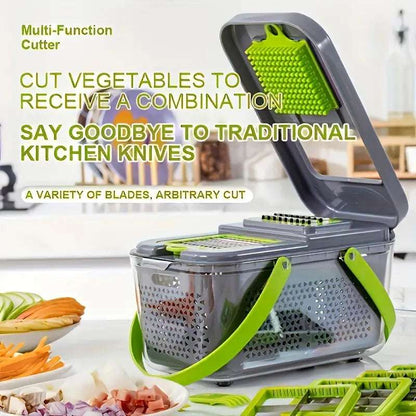 16Pc Combination Kitchen Vegetable Processing Kit