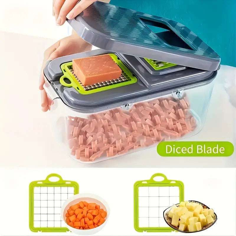 16Pc Combination Kitchen Vegetable Processing Kit