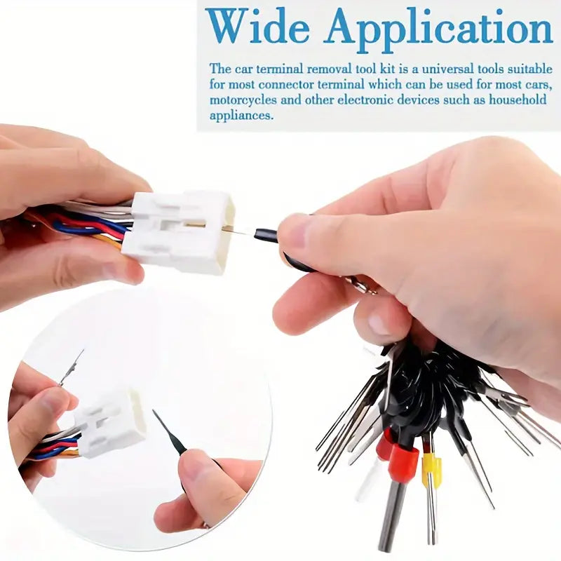 Electrical Module Extractor 36pc Car Plug Terminal Retractor Electrical Wire Connector Pin Extract