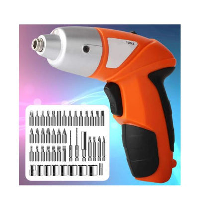 Electric Cordless Screwdriver Drill Set