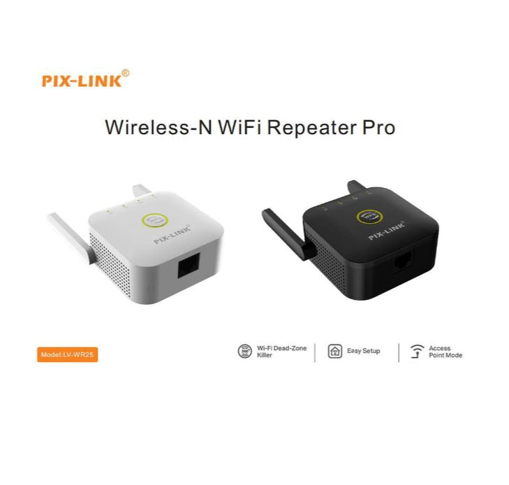 Pix-Link 2.4ghz Wifi Repeater